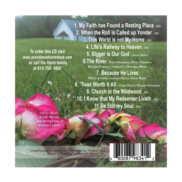 Someday I'll Know - CD Back Cover